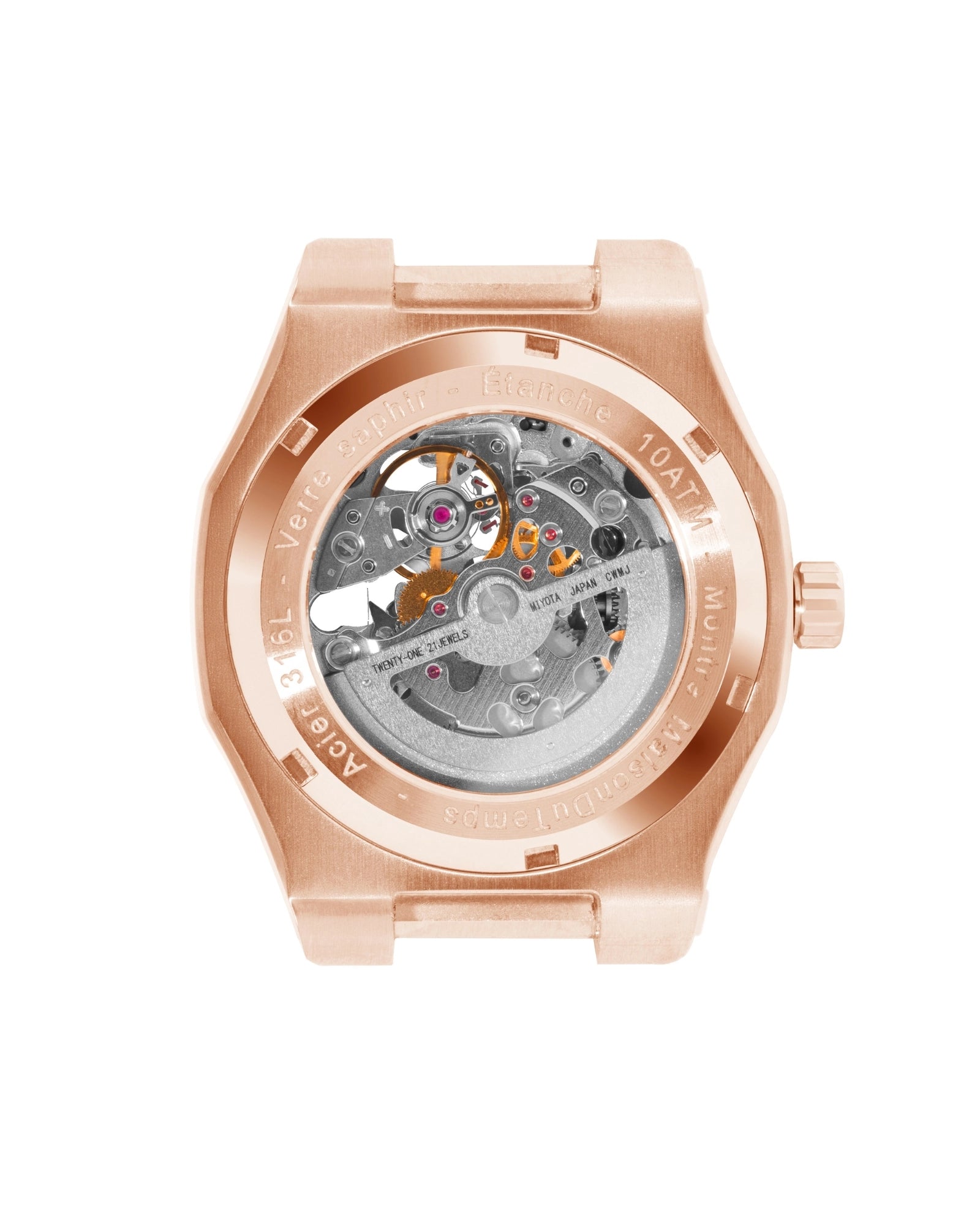 MTBeta Skeleton Rose Gold Acier