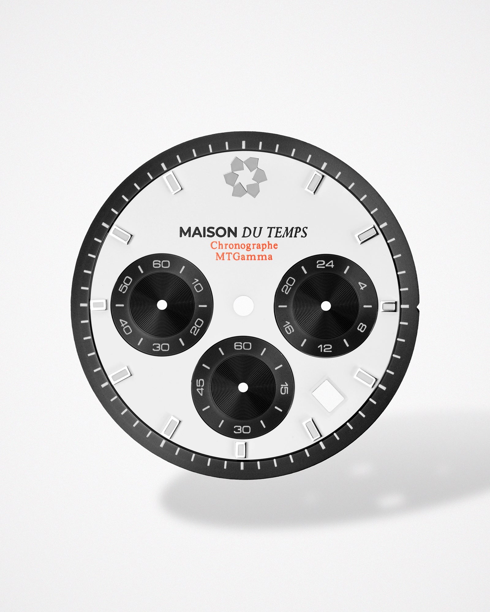 MTGamma Chronograph White with White Silicone Strap