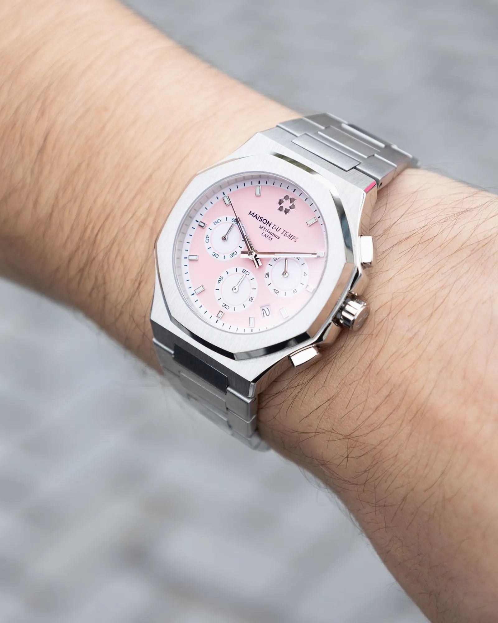 MTGamma Chronographe Rose Silicone Rose