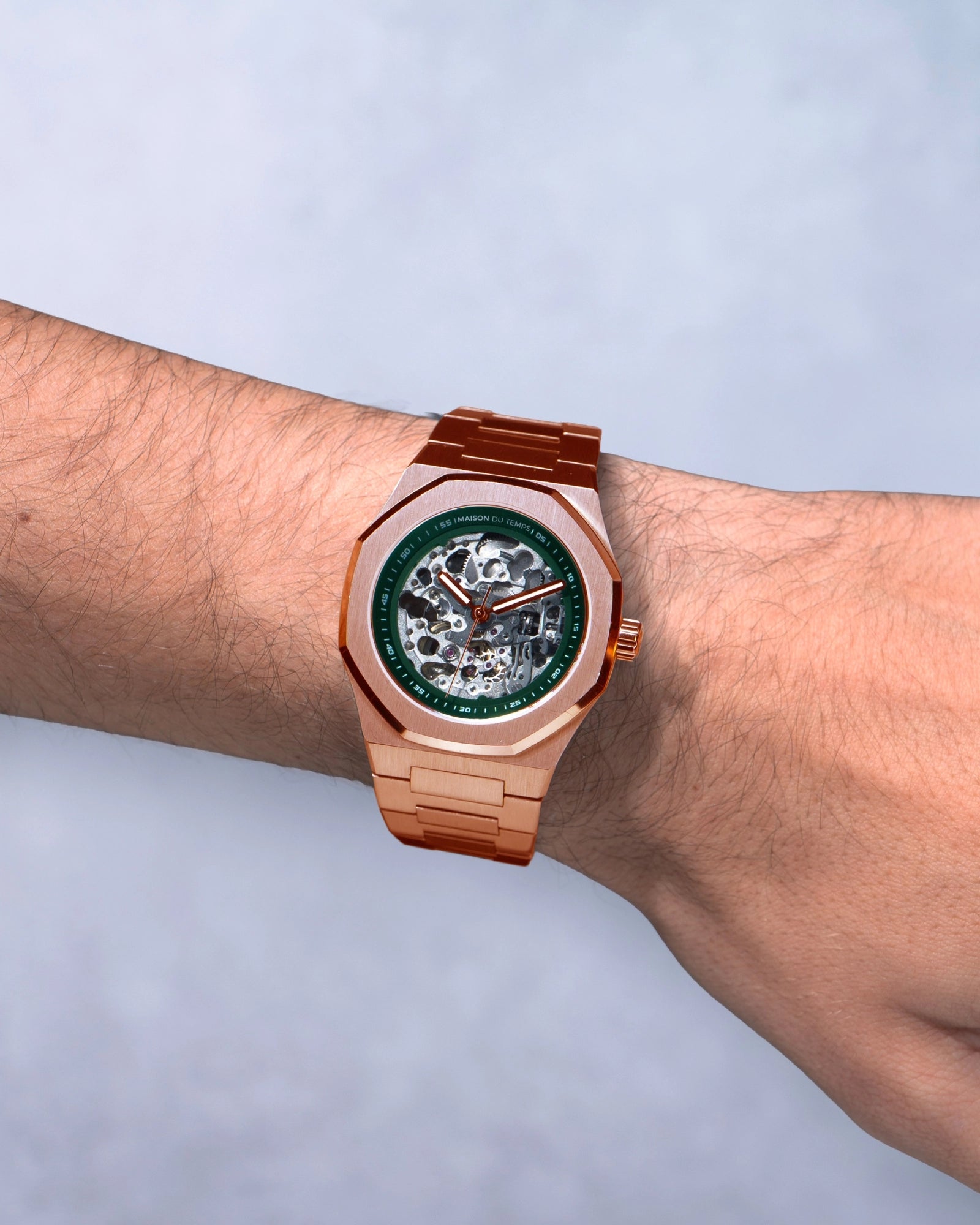 MTBeta Skeleton Rose Gold Acier