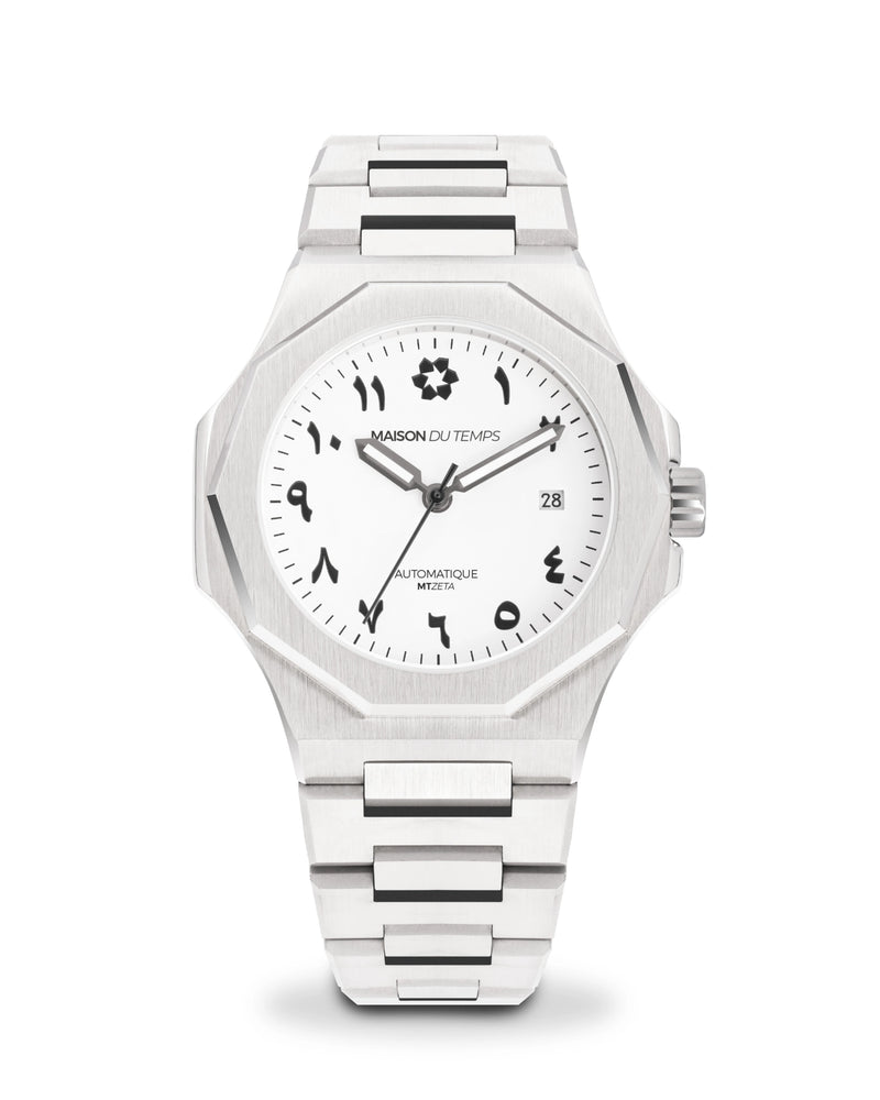 MTZeta Arabic White Steel