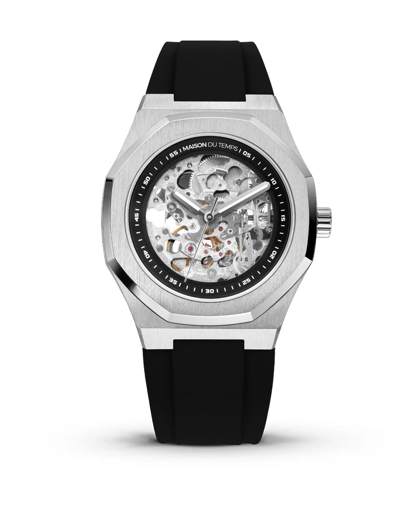 MTBeta Skeleton Miyota Silicone Black