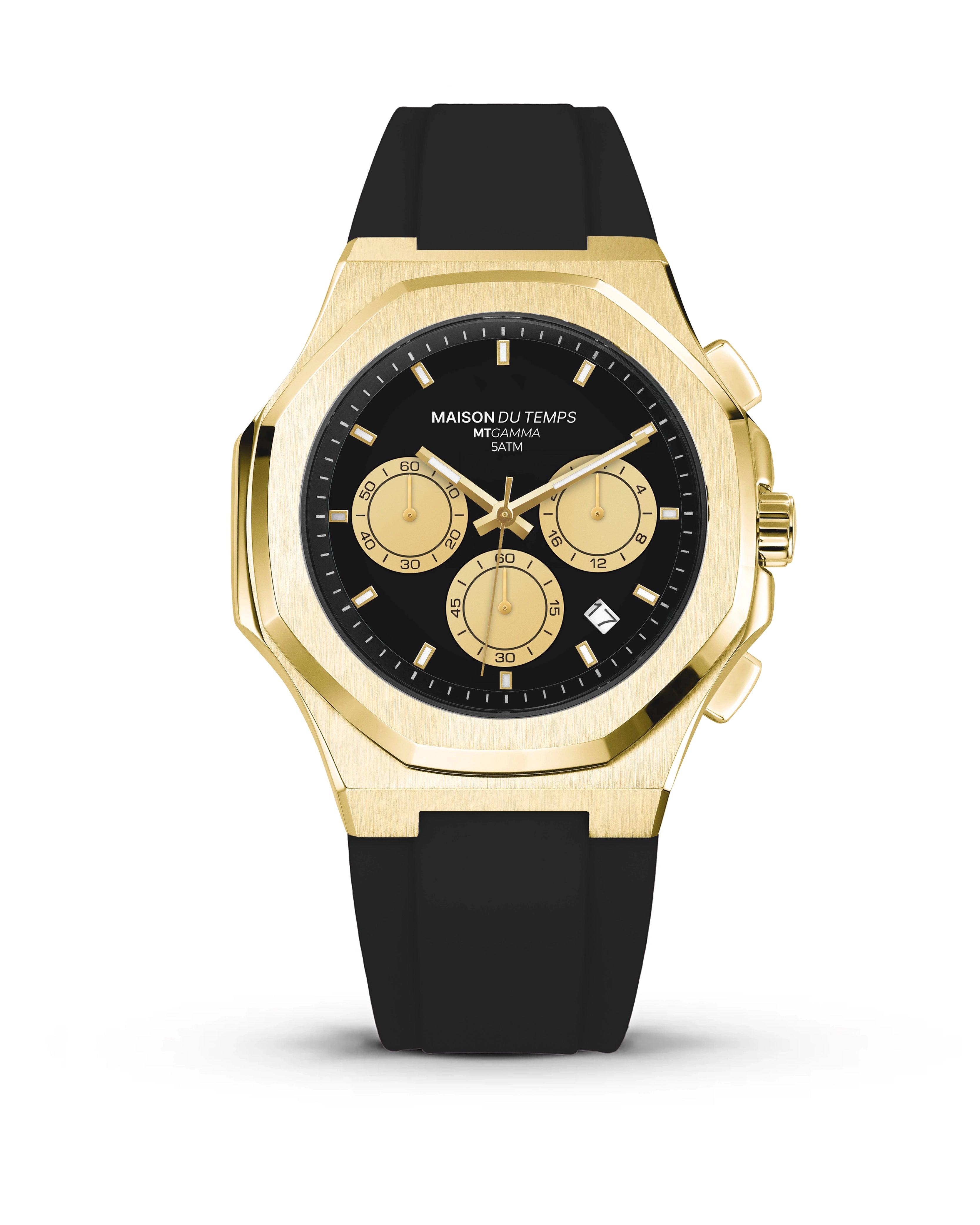 MTGamma Chronograph Black - Gold Steel