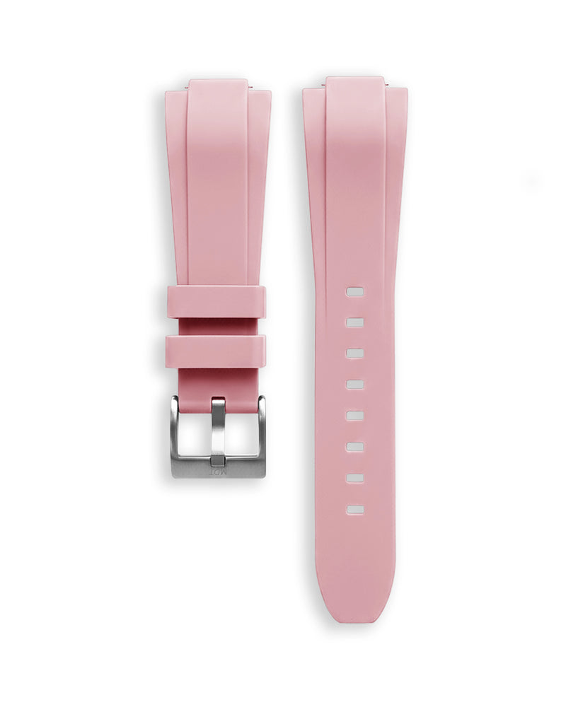 14mm Pink Bracelet - Steel Buckle