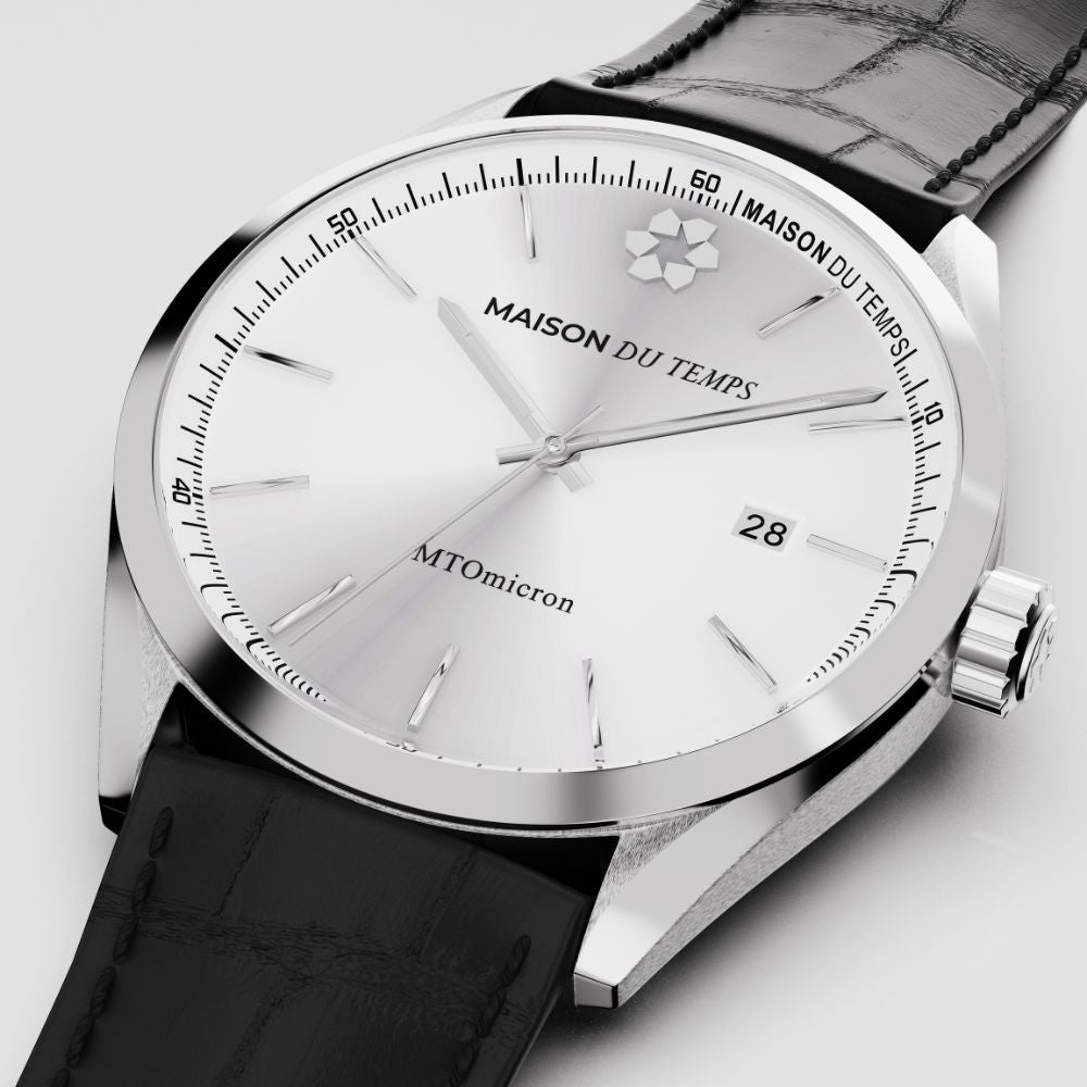 Montre homme 38mm cadran silver 