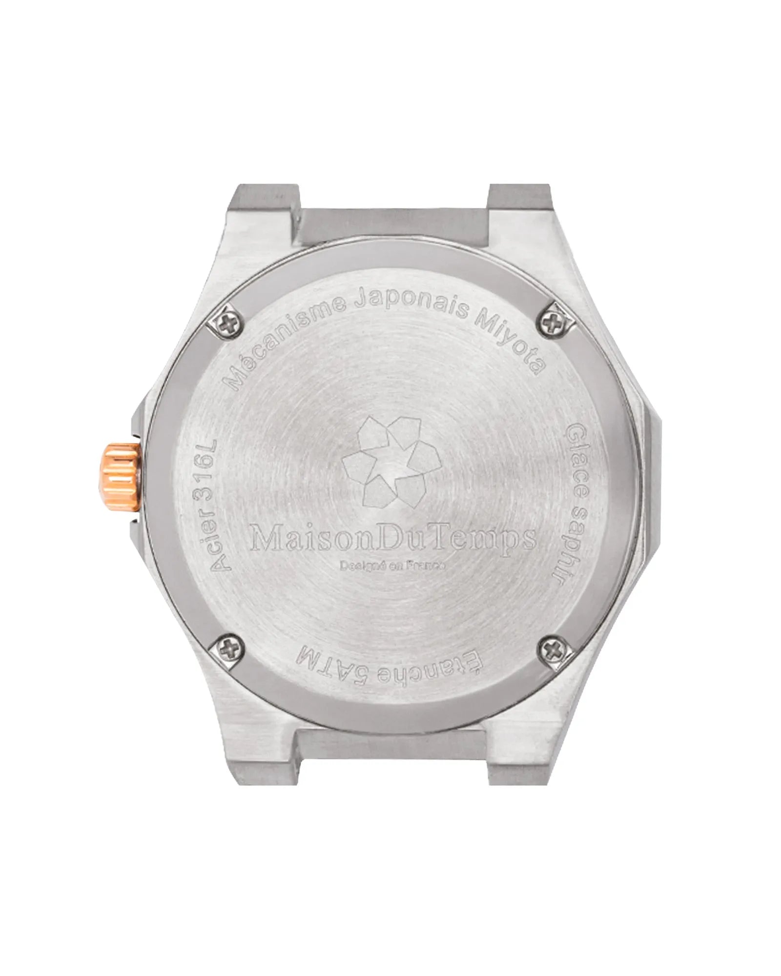 MTGamma Women White Steel Rose Gold