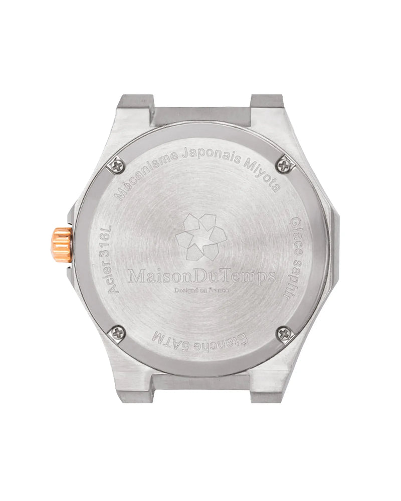 MTGamma Women White Steel Rose Gold