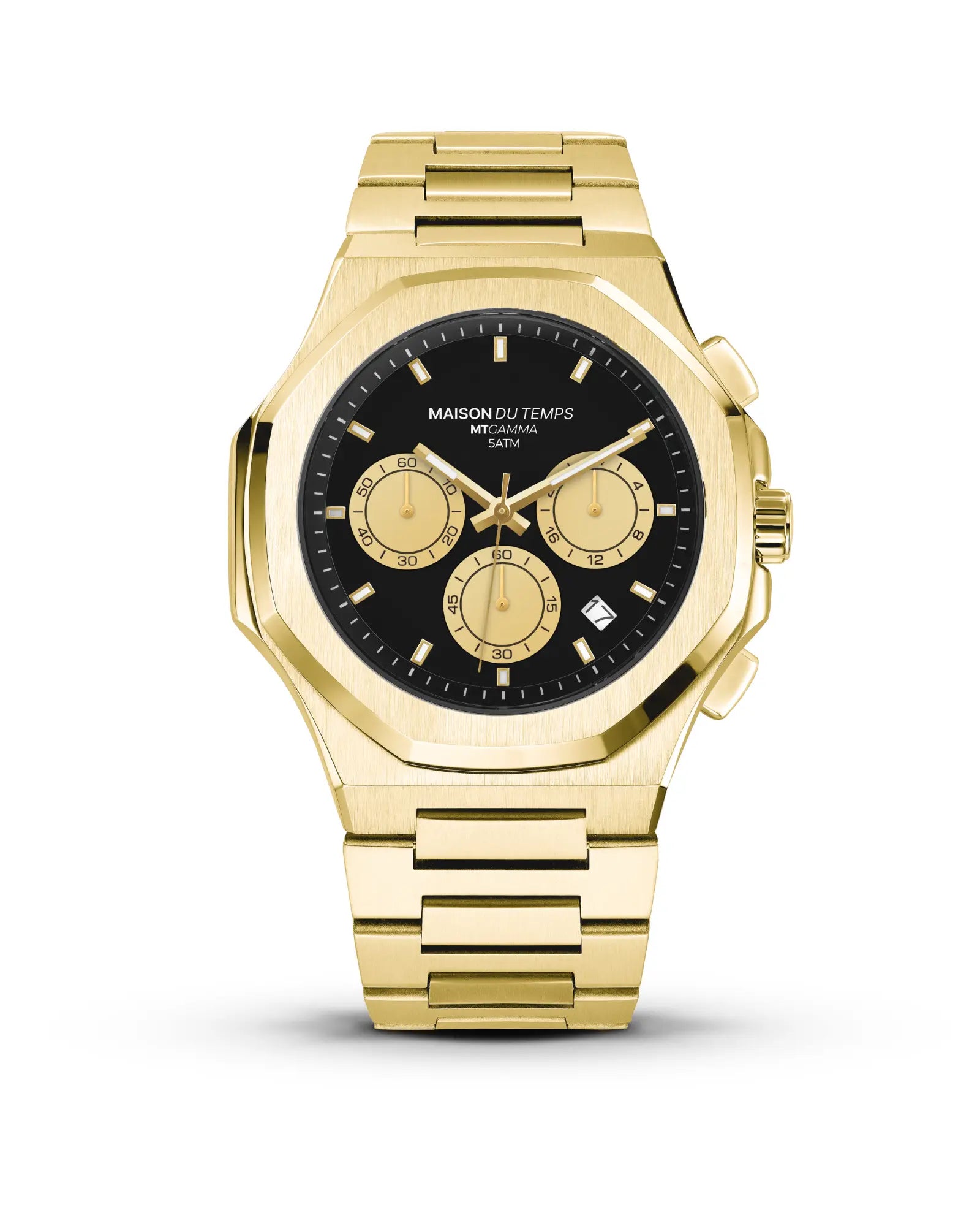 MTGamma Chronograph Schwarz - Goldstahl