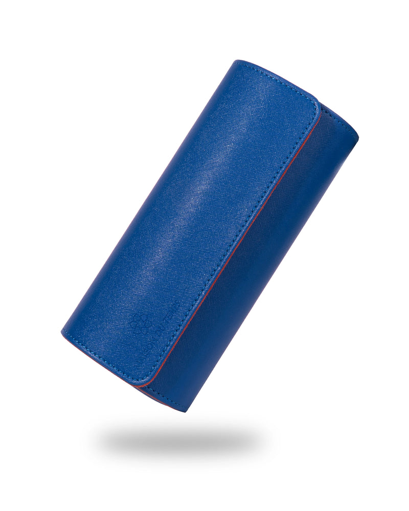Blue & Orange Watch Case - 3 Watches