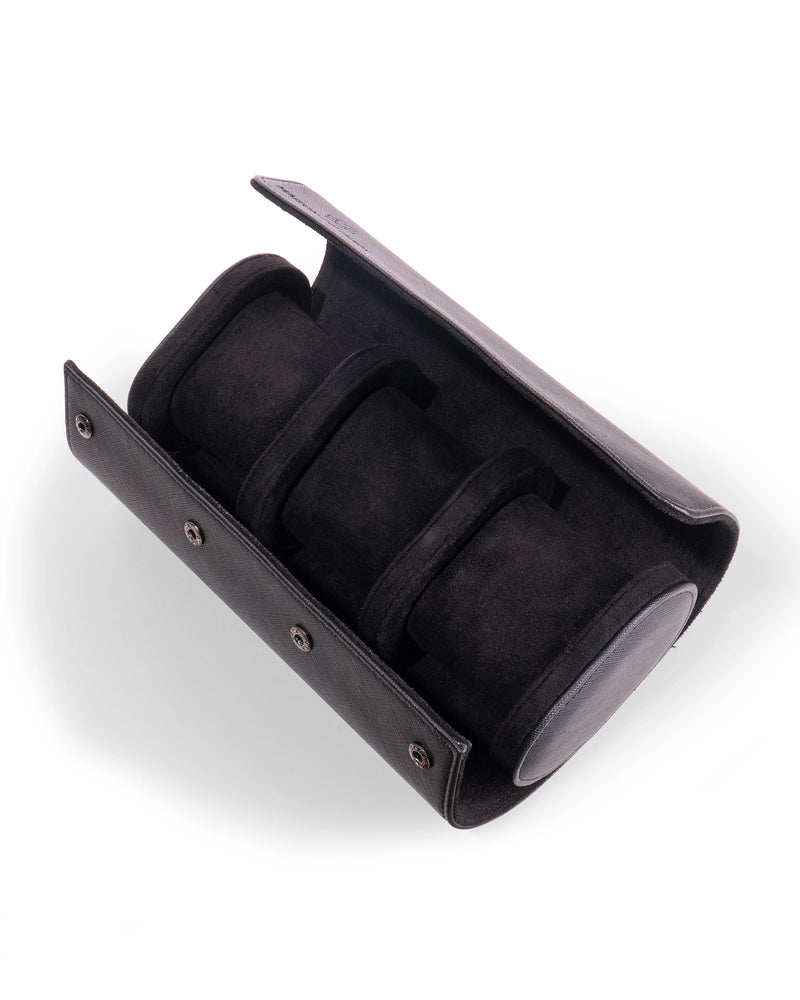 Black Watch Case - 3 Watches