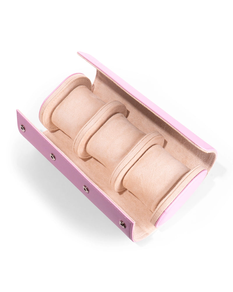 Watch Box Pink - 3 Watches